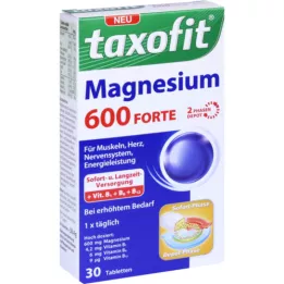 TAXOFIT Magnézium 600 FORTE Depotné tablety, 30 kapsúl