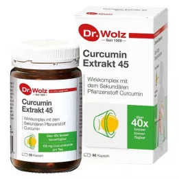 CURCUMIN EXTRAKT 45 kapsúl Dr.Wolz, 90 kapsúl