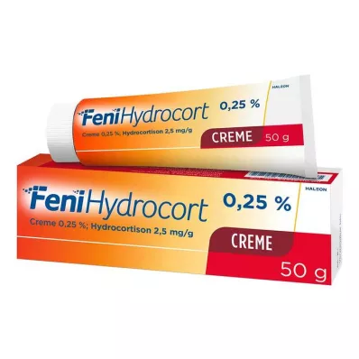 FeniHydrocort krém 0,25%, hydrokortizón 2,5 mg/g, účinný pri zápaloch kože, 50 g FeniHydrocort krém 0,25%, hydrokortizón 2,5 mg/g, účinný pri zápaloch kože, 50 g