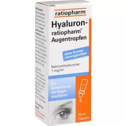 HYALURON-RATIOPHARM Očné kvapky, 10 ml