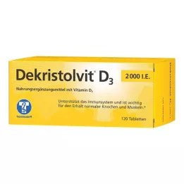 DEKRISTOLVIT D3 2 000 I.U. tabliet, 120 ks