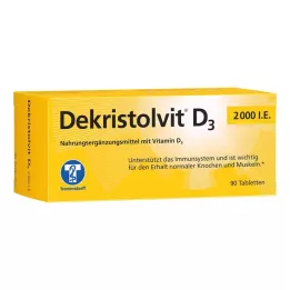 DEKRISTOLVIT D3 2 000 I.U. tabliet, 90 ks