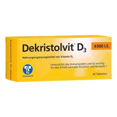 Dekristolvit D3 4 000 IU tablety, 60 ks Dekristolvit D3 4 000 IU tablety, 60 ks