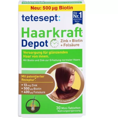 TETESEPT Haarkraft Depot filmom obalené tablety, 30 ks