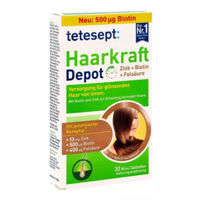 Tetesept Haarkraft Depot filmom obalené tablety (30 kusov) Tetesept Haarkraft Depot filmom obalené tablety (30 kusov)