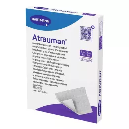 ATRAUMAN Sterilné obklady 5x5 cm, 10 ks