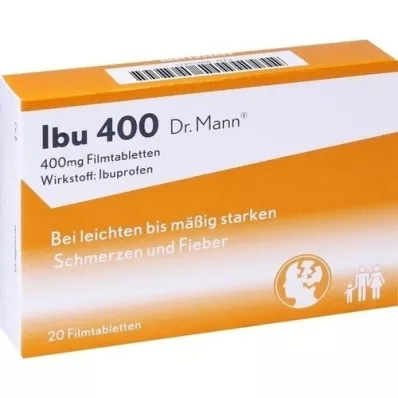 IBU 400 filmom obalených tabliet Dr.Mann, 20 ks