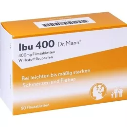 IBU 400 filmom obalených tabliet Dr.Mann, 50 ks