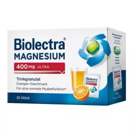 BIOLECTRA Horčík 400 mg ultra granule na pitie oranžový, 20 ks