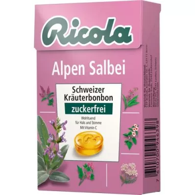 RICOLA o.Z.Box Šalvia Alpy Šalviové bonbóny, 50 g