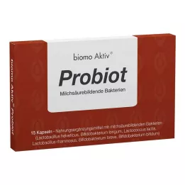 BIOMO Aktívne probiotické kapsule, 15 ks