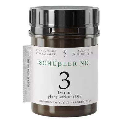 Schüssler No.3 Ferrum phosphoricum D 12 tabliet, 400 ks