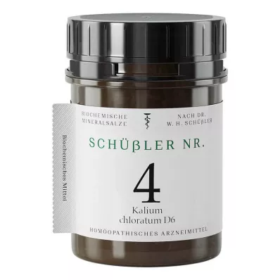 Schüssler No.4 Potassium chloratum D 6 tabliet, 400 ks Schüssler No.4 Potassium chloratum D 6 tabliet, 400 ks