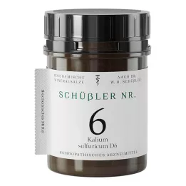 SCHÜSSLER No.6 Potassium sulphuricum D 6 tabliet, 400 kapsúl