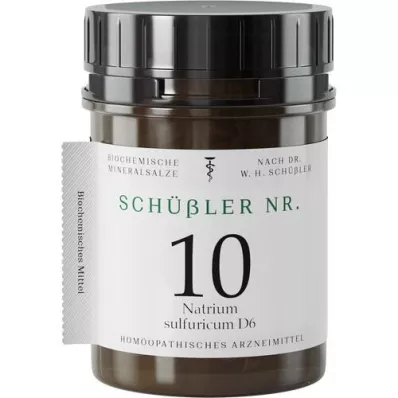 SCHÜSSLER č.10 Natrium sulfuricum D 6 tabliet, 400 kapsúl