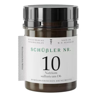 Schüssler č.10 Sodium sulfuricum D 6 tabliet, 400 ks