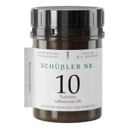 SCHÜSSLER NR.10 tabliet Natrium sulfuricum D 6, 1000 ks
