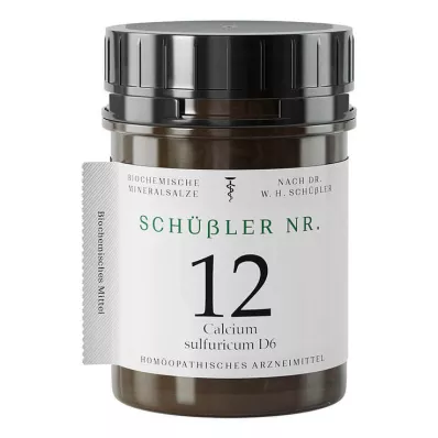 Schüssler No.12 Calcium sulfuricum D 6 tabliet, 400 ks