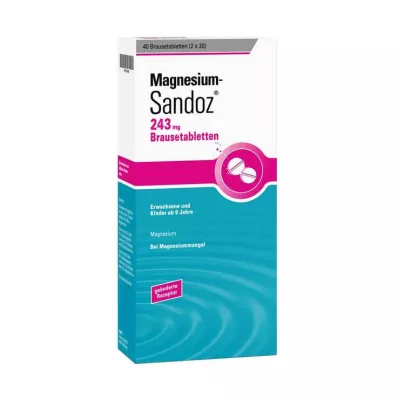 MAGNESIUM SANDOZ 243 mg šumivé tablety, 40 ks
