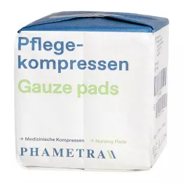 PFLEGEKOMPRESSEN Netkaná textília 10x10 cm nesterilná 4-násobná, 100 ks