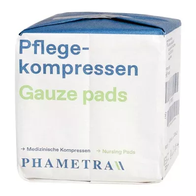 PFLEGEKOMPRESSEN Netkaná textília 10x10 cm nesterilná 4-násobná, 100 ks