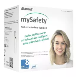 DIAMET mySafety-Pen Kan.31 G 0,25x8 mm, 100 ks