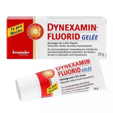 Dynexamine fluorid želé zubný gél, 20 g