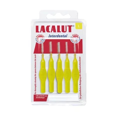 Lacalut Medzizubná kefka L priemer 4,0 mm, 5 kusov Lacalut Medzizubná kefka L priemer 4,0 mm, 5 kusov