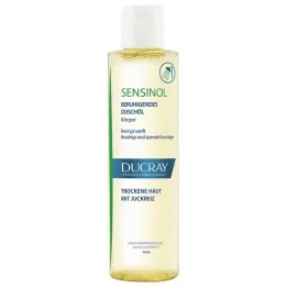 DUCRAY SENSINOL Upokojujúci čistiaci olej/sprchový olej, 200 ml