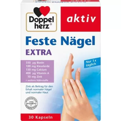 DOPPELHERZ Firm Nails Extra Capsules, 30 kapsúl