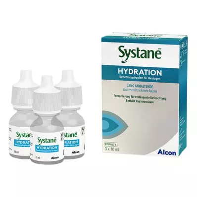 Očné kvapky Systane Hydration, 3x10 ml