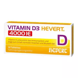 Vitamín D3 Hevert 4 000 IU tablety, 30 ks