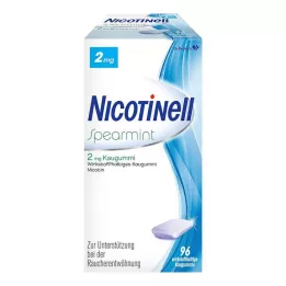 NICOTINELL Žuvačky Spearmint 2 mg, 96 ks