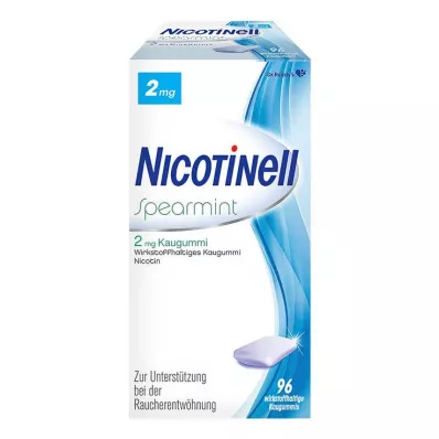 NICOTINELL Žuvačky Spearmint 2 mg, 96 ks NICOTINELL Žuvačky Spearmint 2 mg, 96 ks