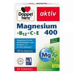 DOPPELHERZ Horčík 400+B12+C+E tablety, 30 kapsúl