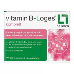 VITAMIN B-LOGES plné filmom obalené tablety, 60 ks