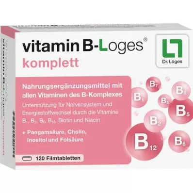 VITAMIN B-LOGES plné filmom obalené tablety, 120 ks