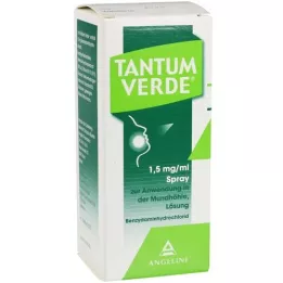 TANTUM VERDE 1,5 mg/ml sprej na použitie v ústnej dutine, 30 ml