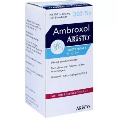 AMBROXOL Aristo sirup proti kašľu 30 mg/5 ml perorálny roztok, 100 ml