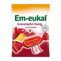 EM-EUKAL Medové cukríky z granátového jablka s cukrom, 75 g