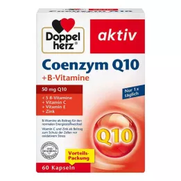 DOPPELHERZ Koenzým Q10+B vitamínové kapsule, 60 ks
