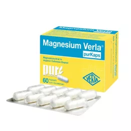 MAGNESIUM VERLA purKaps vegánske orálne kapsuly, 60 kapsúl