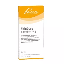 FOLSÄURE INJEKTOPAS 5 mg injekčný roztok, 10 ks