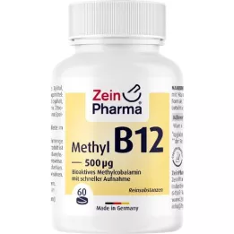 VITAMIN B12 500 μg metylkobalamín pastilky, 60 kapsúl