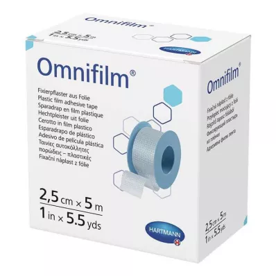 Omnifilm fixačná omietková fólia 2,5 cm x 5 m, 1 kus Omnifilm fixačná omietková fólia 2,5 cm x 5 m, 1 kus