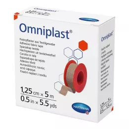 OMNIPLAST Fixačný textil 1,25 cmx5 m, 1 ks