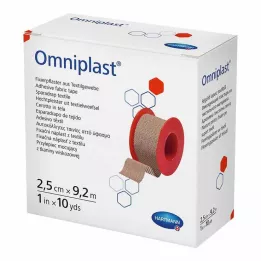 OMNIPLAST Fixačná omietka textilná tkaná 2,5 cm x 9,2 m, 1 ks