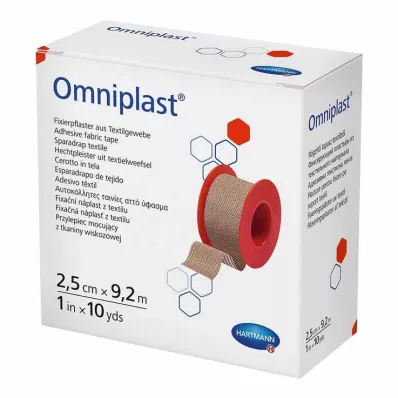 Omniplast fixačná omietka textil váha 2,5 cmx9,2 m, 1 kus Omniplast fixačná omietka textil váha 2,5 cmx9,2 m, 1 kus