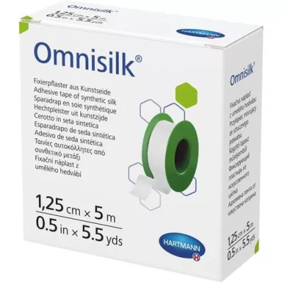 OMNISILK Fixačná sadra z umelého hodvábu 1,25 cmx5 m, 1 ks