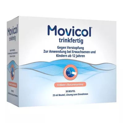 Movicol® pripravený na pitie 25 ml vrecúška perorálneho roztoku, 30 ks